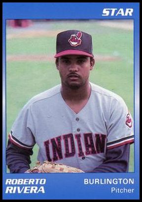 1989 Star Burlington Indians 22 Roberto Rivera.jpg